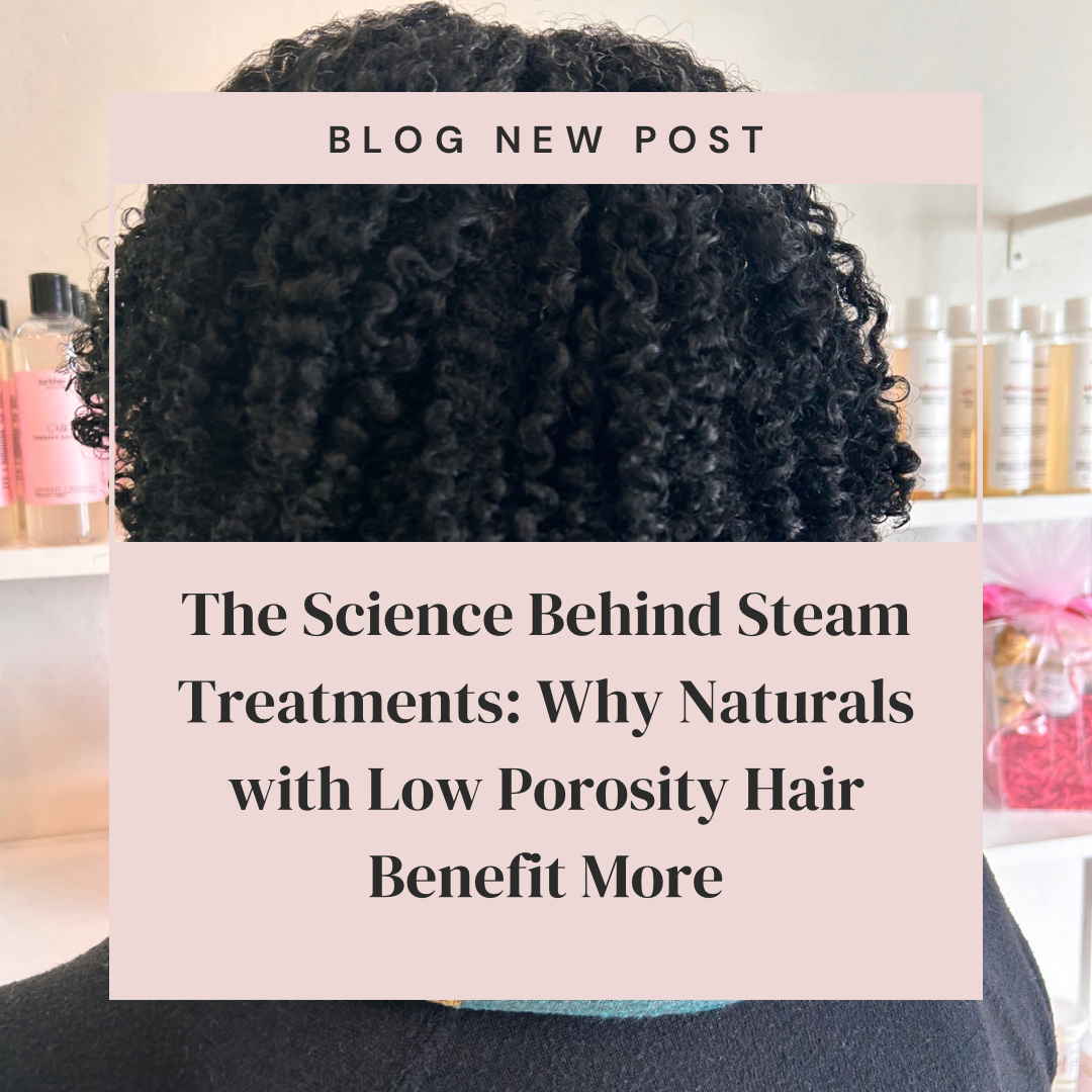 The Science Behind Steam Treatments: Why Naturals with Low Porosity Hair Benefit More